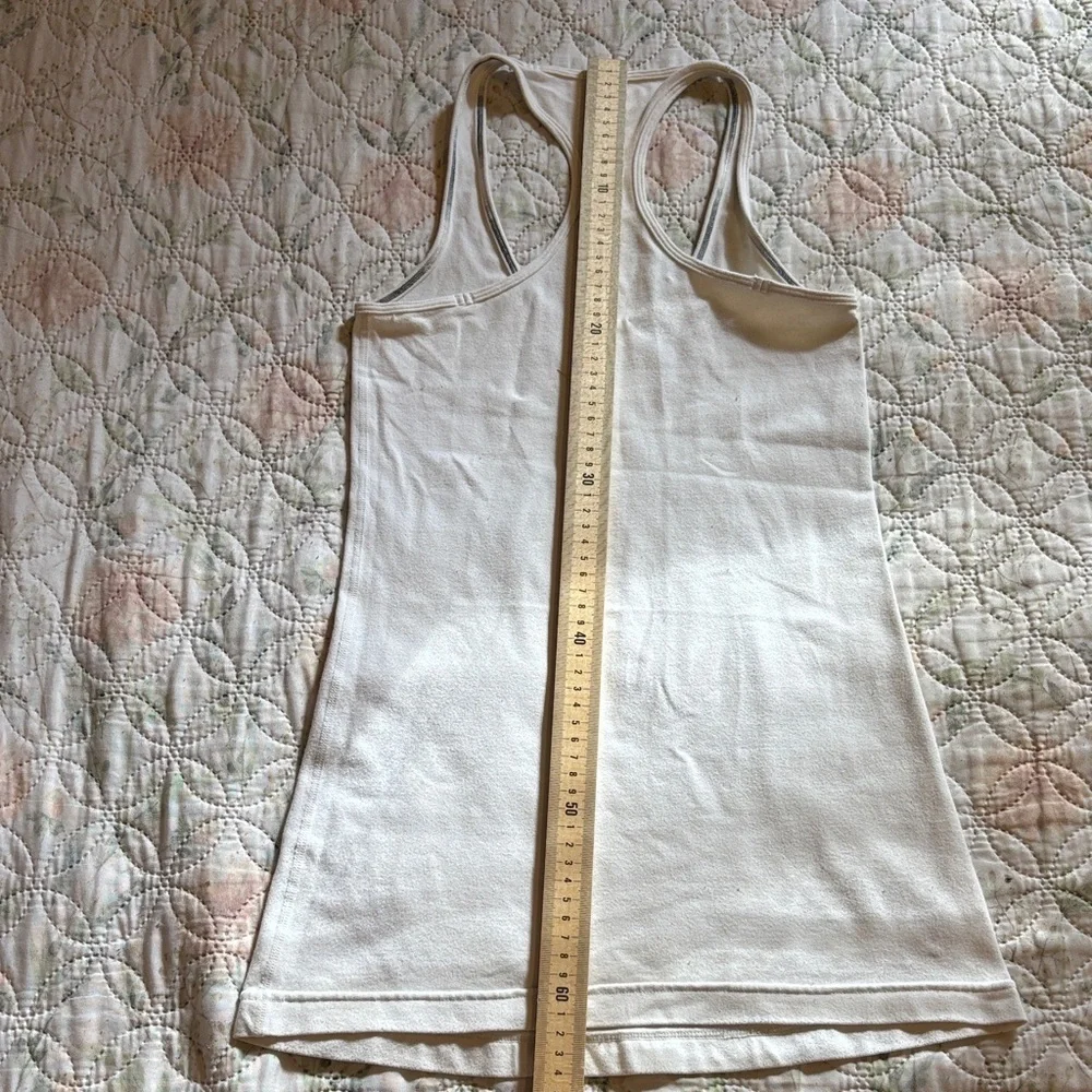 Lululemon Athletica White Tank Top